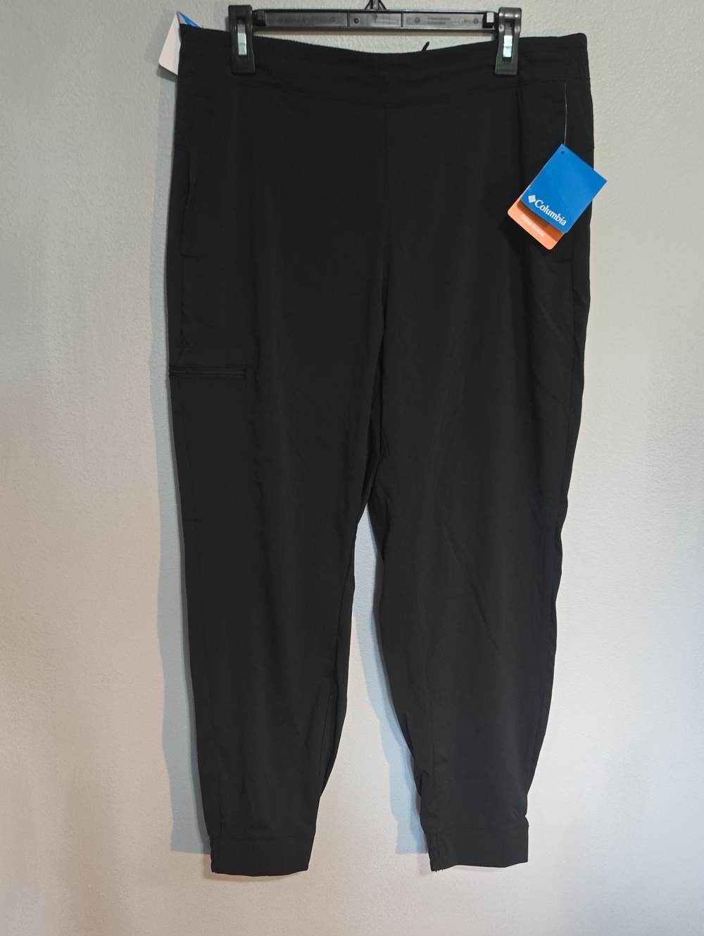 NWT! Womens Columbia Omni-shade Women's Black Active Jogger Pants In Size L